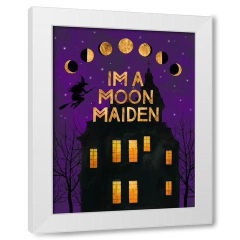 Hallows Eve II White Modern Wood Framed Art Print by Popp, Grace