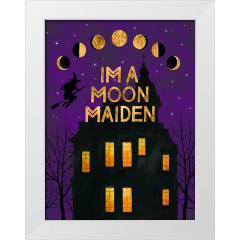 Hallows Eve II White Modern Wood Framed Art Print by Popp, Grace