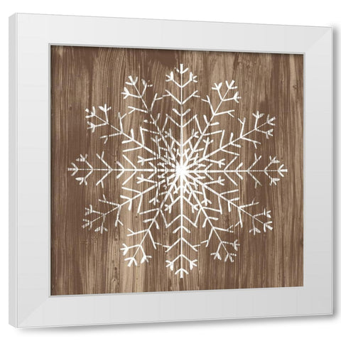 Barnwood Wonderland III White Modern Wood Framed Art Print by Vess, June Erica