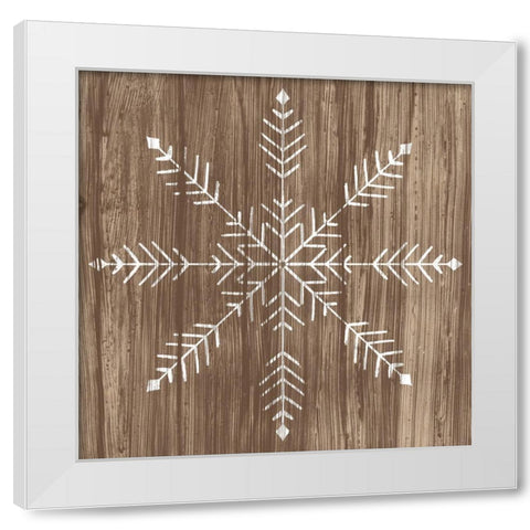 Barnwood Wonderland IV White Modern Wood Framed Art Print by Vess, June Erica
