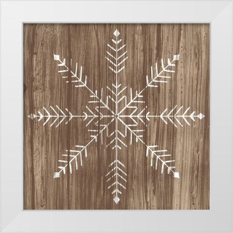 Barnwood Wonderland IV White Modern Wood Framed Art Print by Vess, June Erica