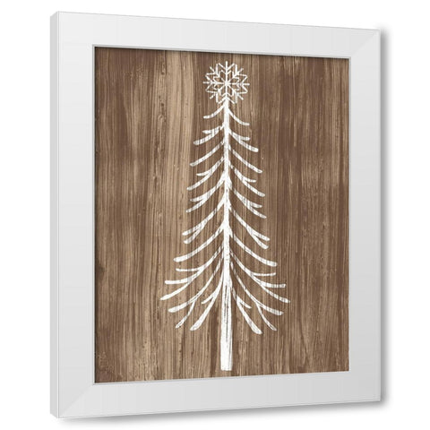 Barnwood Wonderland VII White Modern Wood Framed Art Print by Vess, June Erica