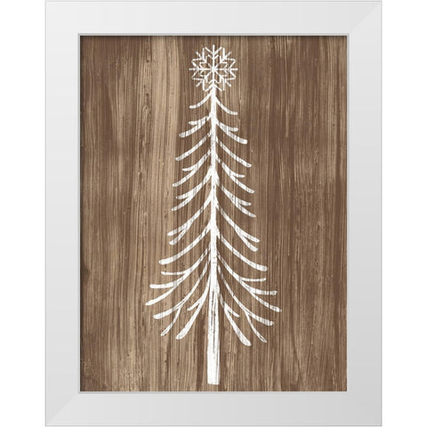 Barnwood Wonderland VII White Modern Wood Framed Art Print by Vess, June Erica