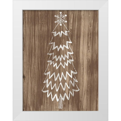 Barnwood Wonderland VIII White Modern Wood Framed Art Print by Vess, June Erica