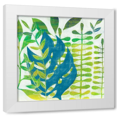 Emerald Amazon I White Modern Wood Framed Art Print by Popp, Grace
