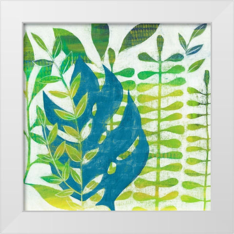 Emerald Amazon I White Modern Wood Framed Art Print by Popp, Grace