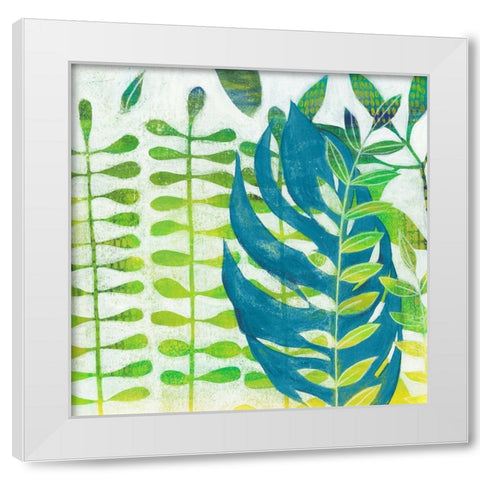 Emerald Amazon II White Modern Wood Framed Art Print by Popp, Grace