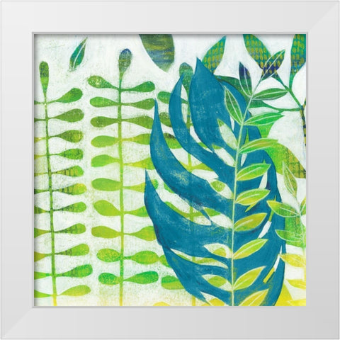 Emerald Amazon II White Modern Wood Framed Art Print by Popp, Grace