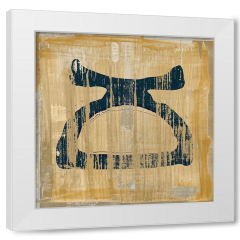 The Deities, Vulcan White Modern Wood Framed Art Print by Aryai, Sia