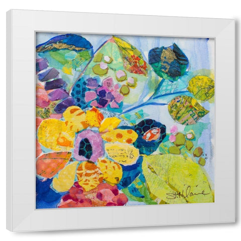 Bold Blooms VI White Modern Wood Framed Art Print by St. Hilaire, Elizabeth