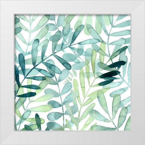 Gossamer Palms II White Modern Wood Framed Art Print by Popp, Grace