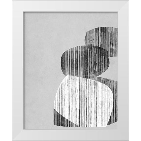 Unseated I White Modern Wood Framed Art Print by Goldberger, Jennifer