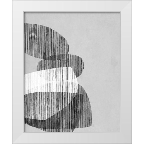 Unseated II White Modern Wood Framed Art Print by Goldberger, Jennifer