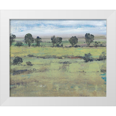 Horizon Time I White Modern Wood Framed Art Print by OToole, Tim