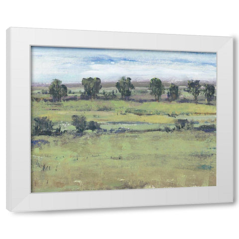 Horizon Time II White Modern Wood Framed Art Print by OToole, Tim