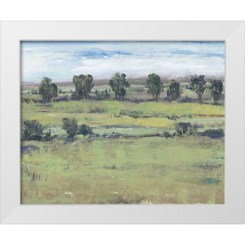 Horizon Time II White Modern Wood Framed Art Print by OToole, Tim