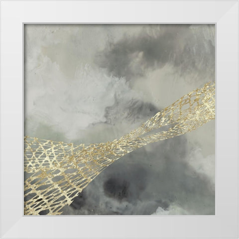 Cloud Matrix I White Modern Wood Framed Art Print by Goldberger, Jennifer