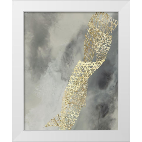 Cloud Matrix III White Modern Wood Framed Art Print by Goldberger, Jennifer
