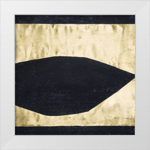 Shape Shifter I White Modern Wood Framed Art Print by Stramel, Renee W.