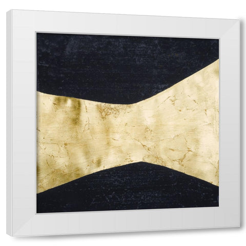 Shape Shifter VI White Modern Wood Framed Art Print by Stramel, Renee W.
