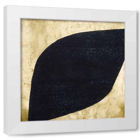 Shape Shifter VII White Modern Wood Framed Art Print by Stramel, Renee W.