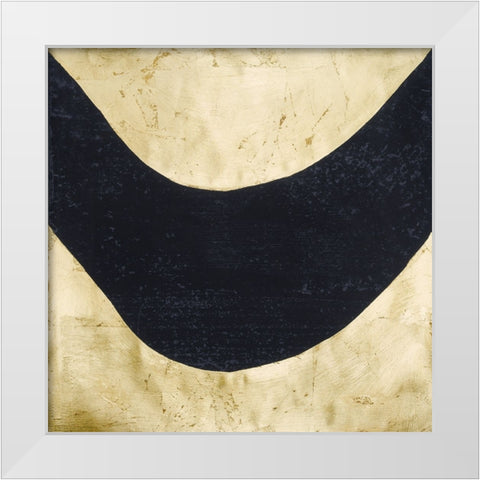 Shape Shifter IX White Modern Wood Framed Art Print by Stramel, Renee W.