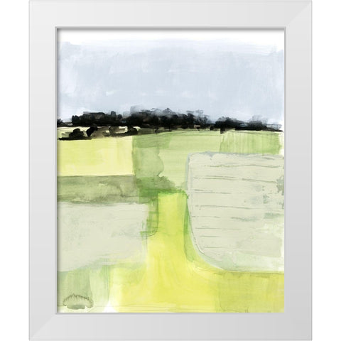Pale Vista I White Modern Wood Framed Art Print by Borges, Victoria