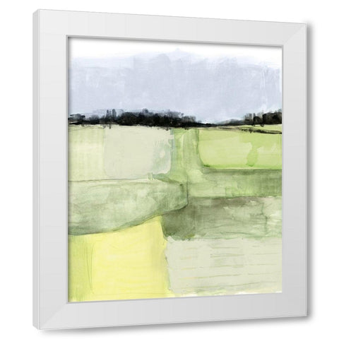 Pale Vista II White Modern Wood Framed Art Print by Borges, Victoria