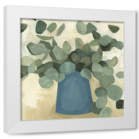 Greenery Still Life VI White Modern Wood Framed Art Print by Scarvey, Emma