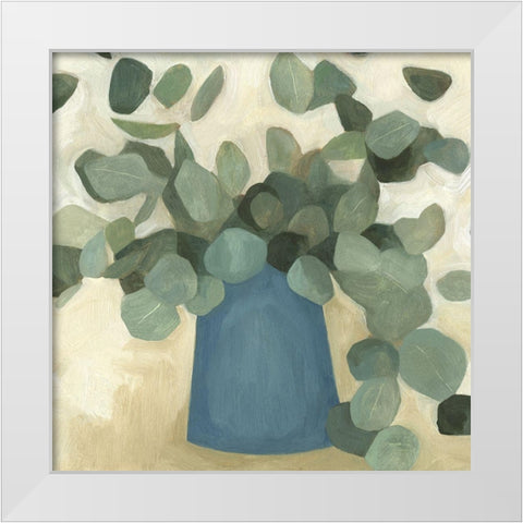 Greenery Still Life VI White Modern Wood Framed Art Print by Scarvey, Emma