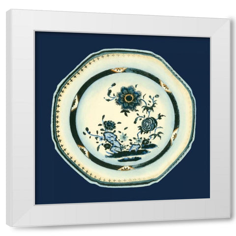 Porcelain Plate II White Modern Wood Framed Art Print by Vision Studio