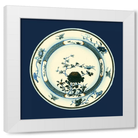 Porcelain Plate III White Modern Wood Framed Art Print by Vision Studio