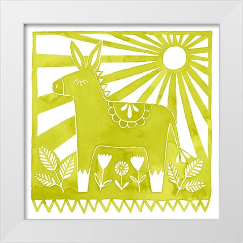 Dia de Fiesta II White Modern Wood Framed Art Print by Popp, Grace