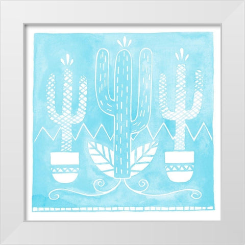 Dia de Fiesta III White Modern Wood Framed Art Print by Popp, Grace