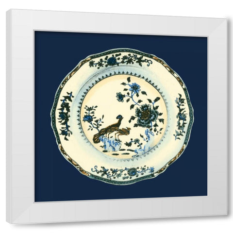 Porcelain Plate IV White Modern Wood Framed Art Print by Vision Studio