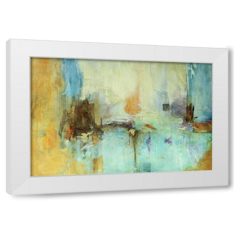 EdiciÃ³n SabidurÃ­a Abstrata White Modern Wood Framed Art Print by Villarreal, Gabriela