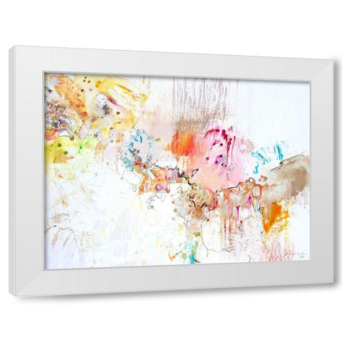 White Series II White Modern Wood Framed Art Print by Gardner, Jennifer