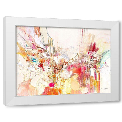 White Series XI White Modern Wood Framed Art Print by Gardner, Jennifer