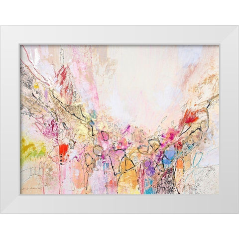 White Series XII White Modern Wood Framed Art Print by Gardner, Jennifer