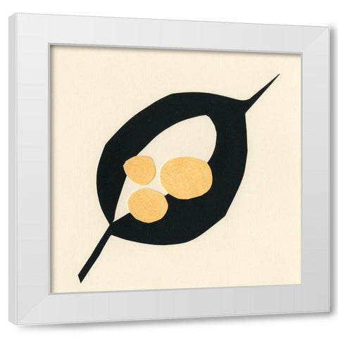 Mod Pod I White Modern Wood Framed Art Print by Stramel, Renee W.