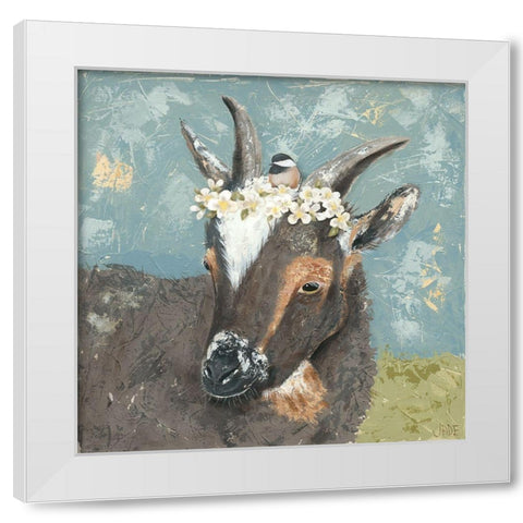 Farm Fun IV White Modern Wood Framed Art Print by Reynolds, Jade