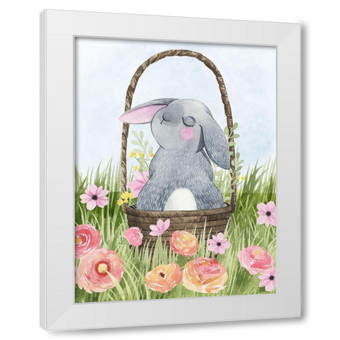 Somebunny Love II White Modern Wood Framed Art Print by Popp, Grace