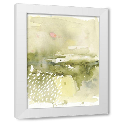 Juniper Haze II White Modern Wood Framed Art Print by Borges, Victoria