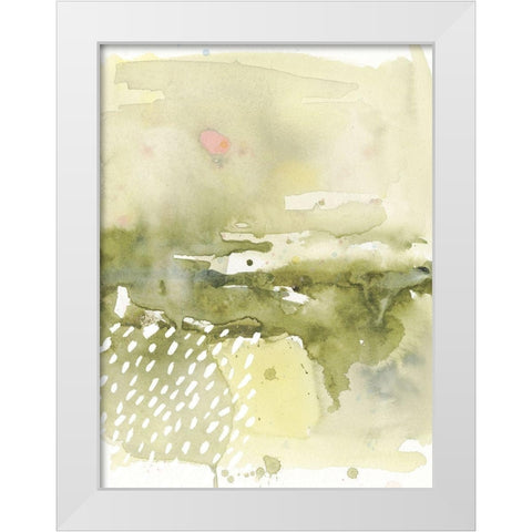 Juniper Haze II White Modern Wood Framed Art Print by Borges, Victoria