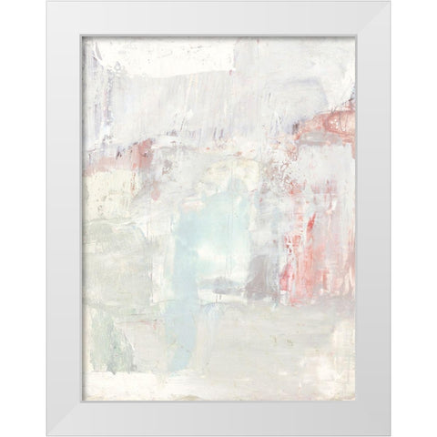 Barely There II White Modern Wood Framed Art Print by Borges, Victoria