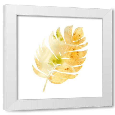 Prisma Tropical III White Modern Wood Framed Art Print by Vess, June Erica