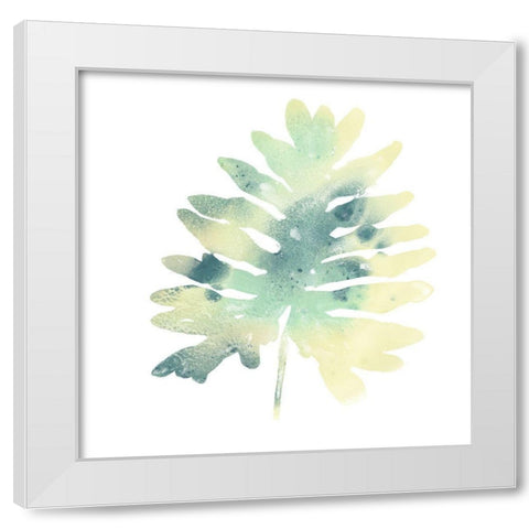 Prisma Tropical VI White Modern Wood Framed Art Print by Vess, June Erica