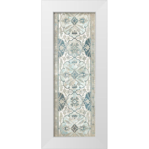 Vintage Persian Panel II White Modern Wood Framed Art Print by Vess, June Erica