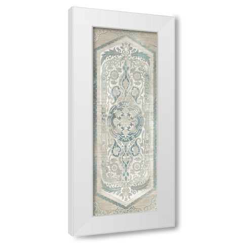 Vintage Persian Panel IV White Modern Wood Framed Art Print by Vess, June Erica