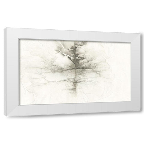 Infused Memory II White Modern Wood Framed Art Print by Stramel, Renee W.